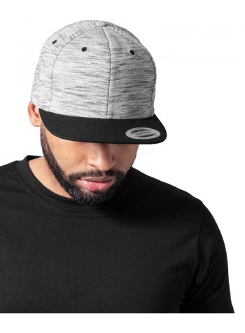 Flexfit by Yupoong Stripes melange crown snapback (6089SC)