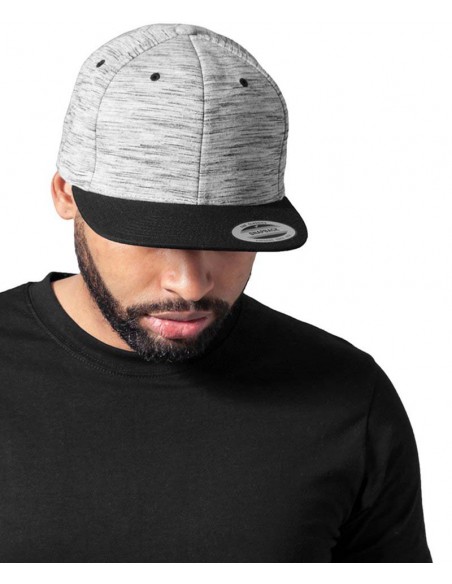 Flexfit by Yupoong Stripes melange crown snapback (6089SC)