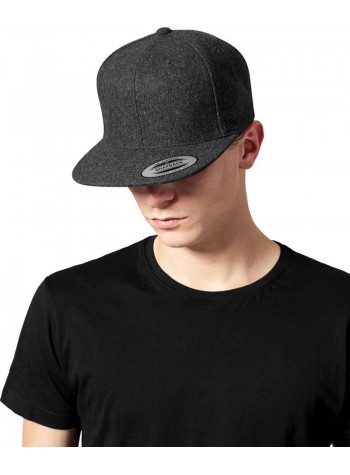 Flexfit by Yupoong Melton wool snapback (6689M)