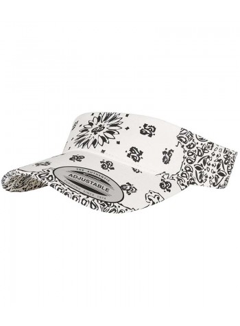 Flexfit by Yupoong Bandana print visor (8888BP)