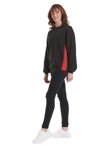 Uneek Clothing Two tone crew new sweatshirt