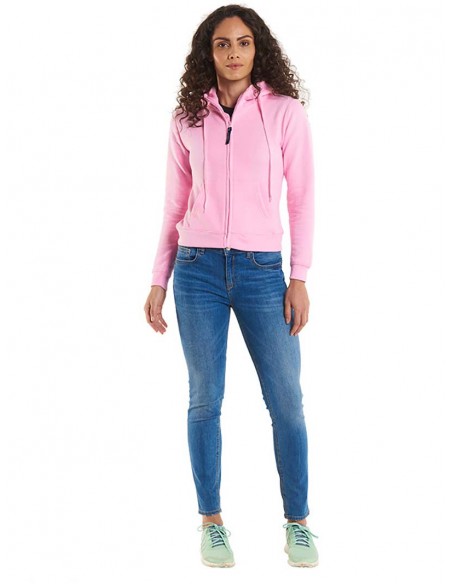 Uneek Clothing Ladies classic full zip hooded sweatshirt