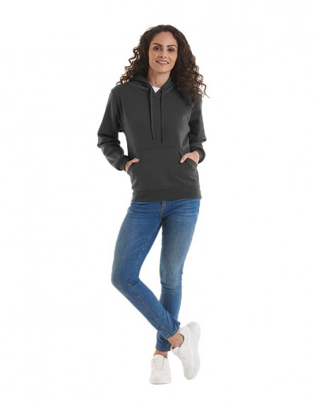 Uneek Clothing Ladies deluxe hooded sweatshirt