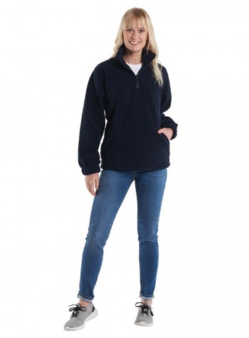 Uneek Clothing Premium 1/4 zip micro fleece jacket