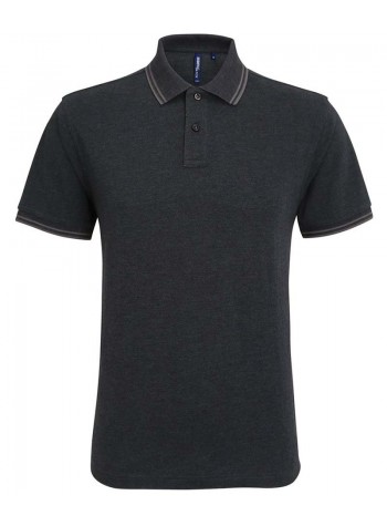 Asquith & Fox Men's classic fit tipped polo 2