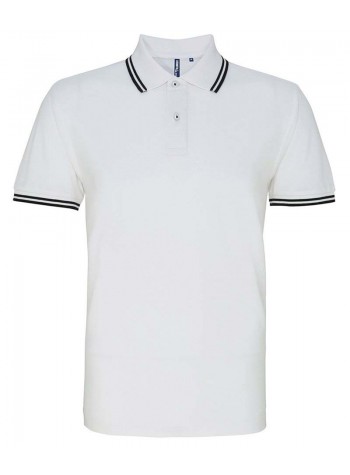 Asquith & Fox Men's classic fit tipped polo