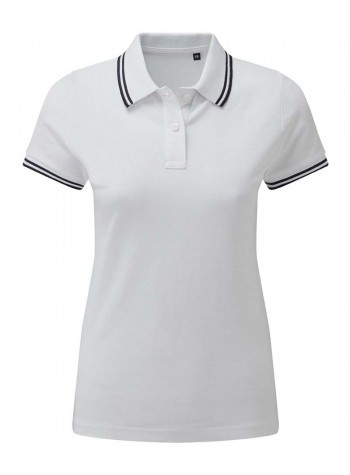 Asquith & Fox Women's classic fit tipped polo