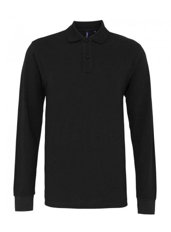 Asquith & Fox Men's classic fit long sleeved polo 2