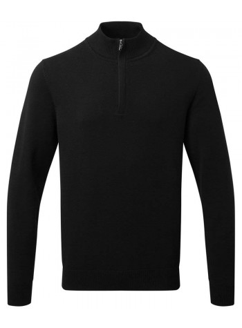 Asquith & Fox Men's Cotton Blend ¼ Zip Sweater 2