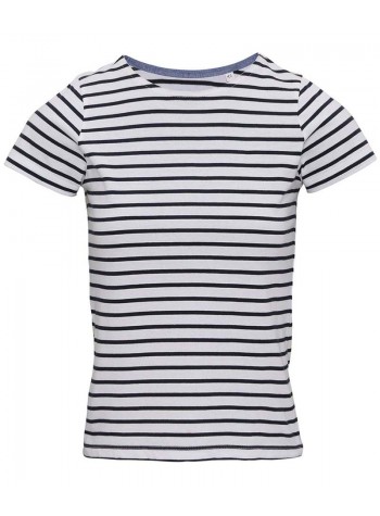 Asquith & Fox Women's Marinière coastal short sleeve tee 2