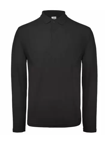 B&C ID.001 LSL Long Sleeved Polo Shirt 2