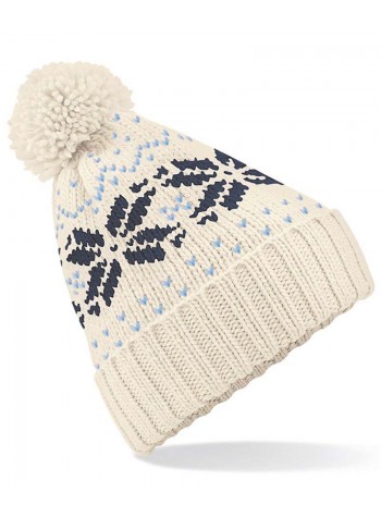 Beechfield Fair Isle snowstar® beanie