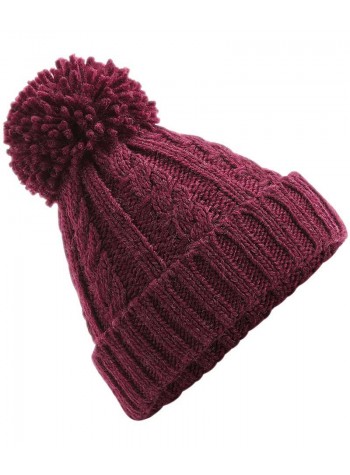 Beechfield Cable knit melange beanie 2