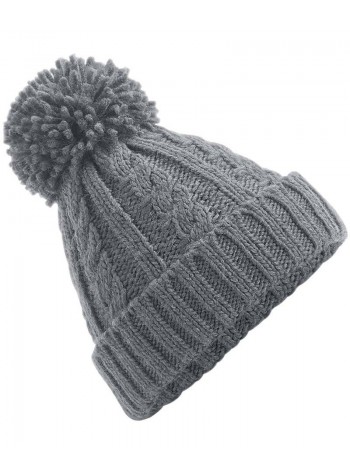 Beechfield Cable Knit Melange Beanie 2