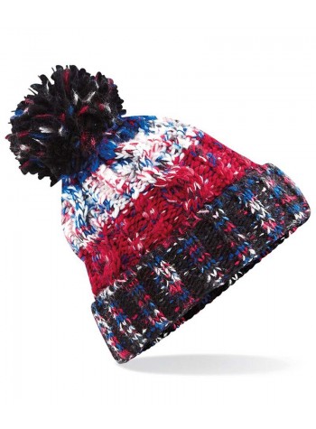 Beechfield Corkscrew Pom Pom Beanie 2
