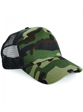 Beechfield Camo snapback trucker 2