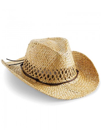 Beechfield Straw cowboy hat 2