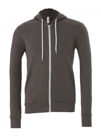 Bella+Canvas Unisex polycotton fleece full zip hoodie 2