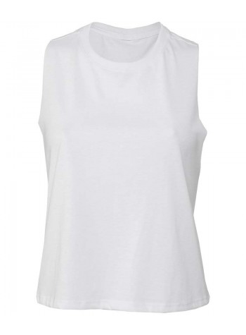 Bella+Canvas Women's racerback cropped tank