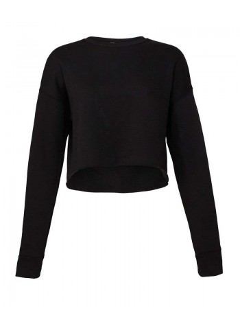 Bella+Canvas Women's cropped crew fleece 2