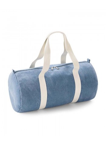 Bagbase Denim Barrel Bag 2