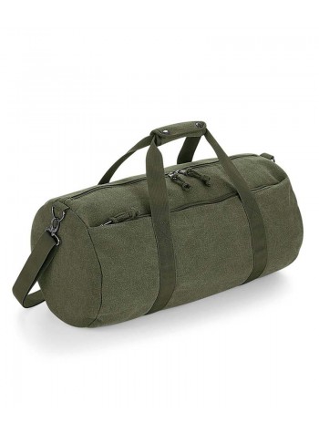 Bagbase Vintage Canvas Barrel Bag 2