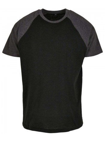 Build Your Brand Raglan contrast tee 2