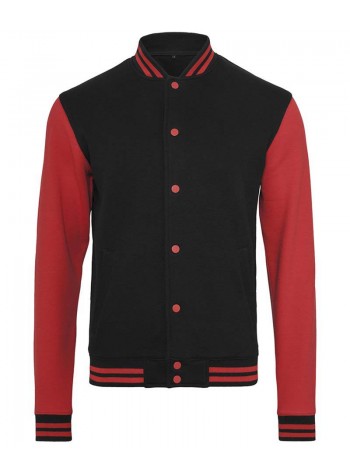 Build Your Brand Sweat college jacket 2