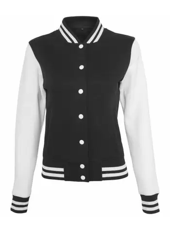 Build Your Brand Women's sweat college jacket 2