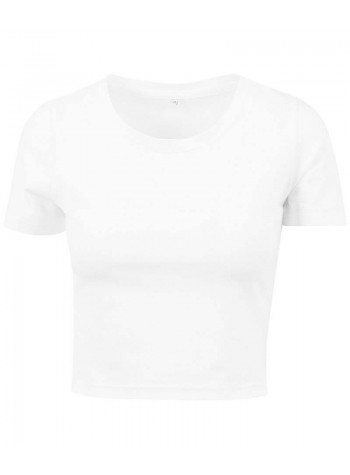 Build Your Brand Women's cropped tee