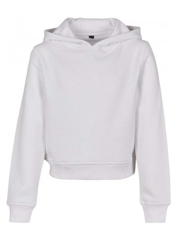 Build Your Brand Girls cropped sweat hoodie