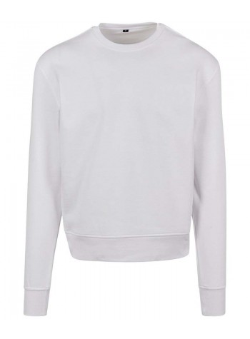 Build Your Brand Premium oversize crew neck