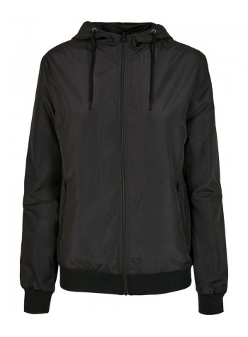 Build Your Brand Women's recycled windrunner 2