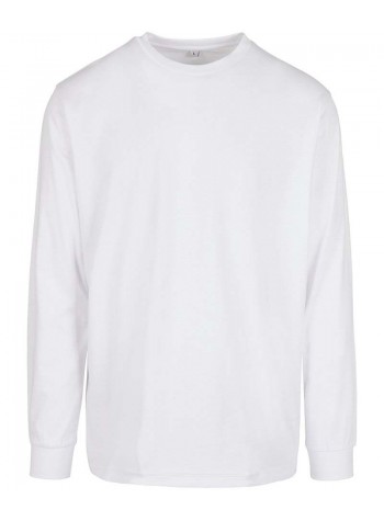 Build Your Brand Organic long sleeve with cuff rib