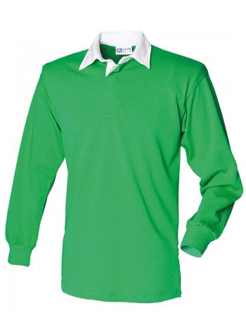 Front Row Long sleeve plain rugby shirt 2