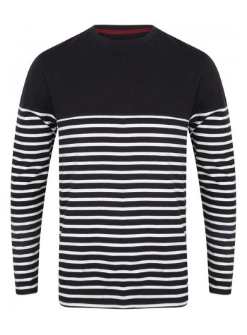 Front Row Long sleeve Breton striped T 2