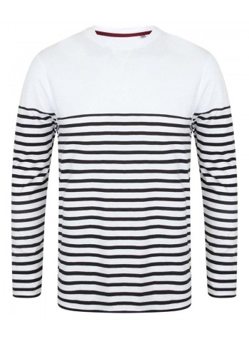 Front Row Long sleeve Breton striped T