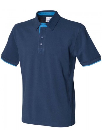 Front Row Contrast piqué polo shirt 2