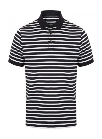 Front Row Striped Jersey polo shirt 2