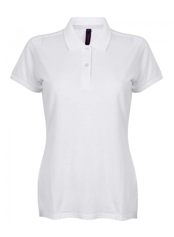 Henbury Women's micro-fine piqué polo shirt