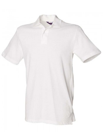 Henbury Stretch piqué polo shirt