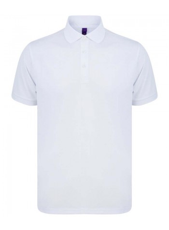 Henbury Recycled polyester polo shirt