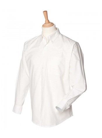 Henbury Long sleeve classic Oxford shirt