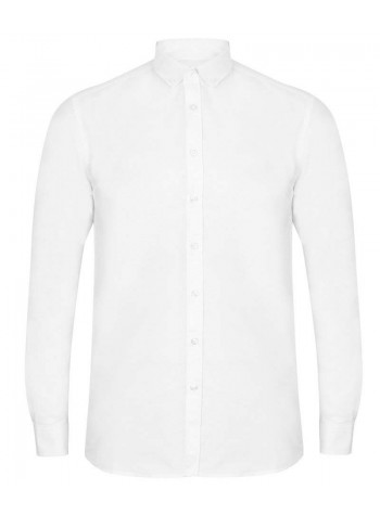 Henbury Modern long sleeve Oxford shirt