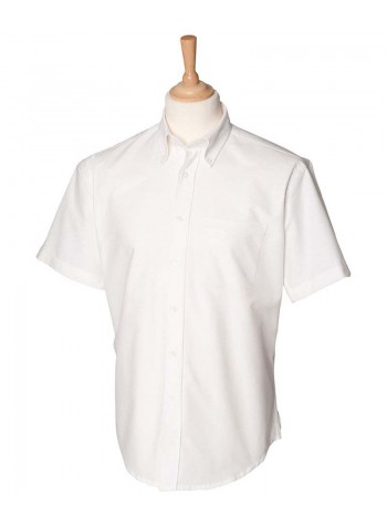 Henbury Short sleeve classic Oxford shirt