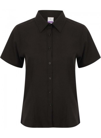 Henbury Women's wicking antibacterial short sleeve shirt 2