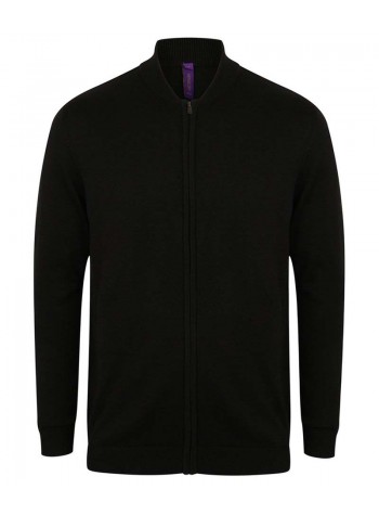 Henbury Unisex zip-through cardigan 2
