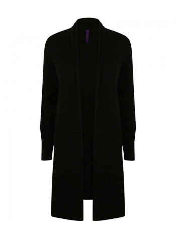 Henbury Women's longline open cardigan 2