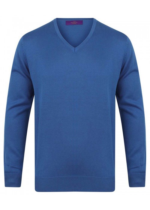 Henbury 12 gauge v-neck jumper