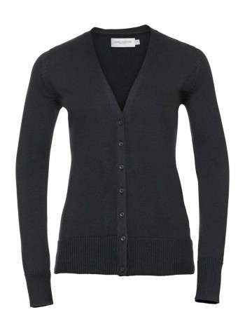 Russell Collection Women's v-neck knitted cardigan 2
